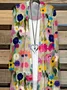 Damen Geblümt Frühling/Herbst Aufdecken Lässig Leicht Strickjacke
