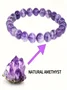 Original Normal Ulagai Tief Amethyst Einzeln Schleife Armband Amethyst Zubehör Armband