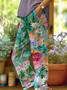 Damen Geblümt Lang Hose Lässig Frühling/Herbst Hose