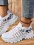 Neu grenzüberschreitend Schuhe für Damen Atmungsaktiv Fliegend Gewebe Sport Schuhe Retro Koreanisch Lässig Sport Schuhe