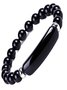 Neu Naturstein 8mm Amethyst Rosa Quarz zerquetscht Stein Schmetterling Zweiteiliges Armband