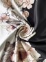 Damen Geblümt Print Zweiteiliges Set Täglich Kurzarm Lässig Sommer Mantel mit Rock Matching Set