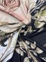 Damen Geblümt Print Zweiteiliges Set Täglich Kurzarm Lässig Sommer Mantel mit Rock Matching Set