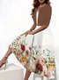 Damen Geblümt Print Zweiteiliges Set Täglich Kurzarm Lässig Sommer Mantel mit Rock Matching Set
