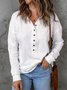 Damen Unifarben Stehkragen Nahtverarbeitung Retro Frühling/Herbst Langarm Sweatshirt