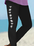 Damen Geblümt Lässig Alle Jahreszeiten Print Lang Leggings