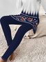 Damen Geblümt Print Zweiteiliges Set Täglich Langarm Lässig Frühling/Herbst Bluse mit Hose Matching Set