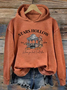 Damen Halloween Frühling/Herbst Langarm Retro Täglich Kapuze