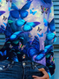 Damen Schmetterling Langarm T-Shirts T-Shirt Rundhals Print Lässig Frühling/Herbst T-Shirt mit Grafik Oberteile