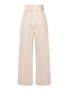 Damen Unifarben Lang Elastische Taille Hose Lässig Frühling/Herbst Hose