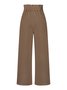 Damen Unifarben Lang Elastische Taille Hose Lässig Frühling/Herbst Hose