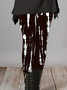 Damen Abstrakt Lässig Alle Jahreszeiten Print Lang Leggings