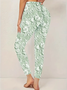 Damen Geblümt Lässig Alle Jahreszeiten Print Lang Leggings
