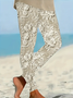 Damen Geblümt Lässig Alle Jahreszeiten Print Lang Leggings