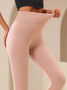 Damen Unifarben Lässig Alle Jahreszeiten Knöchelhose Leggings