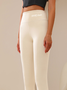 Damen Unifarben Lässig Alle Jahreszeiten Knöchelhose Leggings