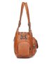 Retro Modisch eine Schulter Umhängetasche Handtasche Gewaschen Weich Leder Damen Tasche