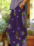 Damen Geblümt Lang Hose Lässig Frühling/Herbst Hose