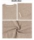 Damen Unifarben Nahtverarbeitung Winter Straße Langarm Rundhals Pullover
