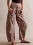Schnalle Baumwolle Weit Lässig Damen Weit Hose mit Weitem Bein Mitte-niedrig Erheben Gewaschen Krummsäbel Hose Jeans