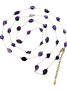 Amethyst modisch Temperament Täglich Pendeln Einfach Vielseitig Armband Schlüsselbein Kette Pullover Kette