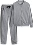 Damen Geometrisch Nahtverarbeitung Zweiteiliges Set Täglich Langarm Lässig Frühling/Herbst Bluse mit Hose Matching Set