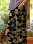 Damen Geometrisch Lang Hose Lässig Frühling/Herbst Hose