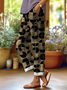 Damen Geometrisch Lang Hose Lässig Frühling/Herbst Hose