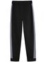 Damen Geometrisch Nahtverarbeitung Zweiteiliges Set Täglich Langarm Lässig Frühling/Herbst Bluse mit Hose Matching Set