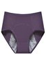 Unifarben Nahtverarbeitung Sport Menstruation Hose Besondere Sanitär Hose Übergröße Hohe Taille Bequem Menstruation Slips Höschen