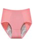 Unifarben Nahtverarbeitung Sport Menstruation Hose Besondere Sanitär Hose Übergröße Hohe Taille Bequem Menstruation Slips Höschen