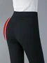 Damen Unifarben Lässig Alle Jahreszeiten Lang Leggings
