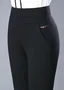 Damen Unifarben Lässig Alle Jahreszeiten Lang Leggings