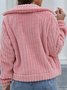 Damen Frühling/Herbst Oberbekleidung Retro Nahtverarbeitung Unifarben Langarm Schalkragen Jacke