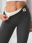 Damen Unifarben Lässig Alle Jahreszeiten Knöchelhose Leggings