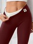 Damen Unifarben Lässig Alle Jahreszeiten Knöchelhose Leggings