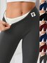 Damen Unifarben Lässig Alle Jahreszeiten Knöchelhose Leggings