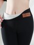 Damen Unifarben Lässig Alle Jahreszeiten Knöchelhose Leggings