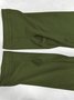 Damen Unifarben Langarm T-Shirts T-Shirt Rundhals Nahtverarbeitung Retro Frühling/Herbst Oberteile