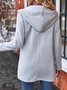 Damen Frühling/Herbst Oberbekleidung Retro Nahtverarbeitung Unifarben Langarm Stehkragen Jacke