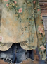 Damen Geblümt Rundhals Print Lässig Frühling/Herbst Langarm Sweatshirt