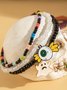 Bunt Reis Korn Geist Kürbis die Fledermaus Fußkettchen Fünfteilig Set DUNKEL Lustig Schädel Halloween Fuß Ornamente Fünfteilig Set