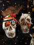 Bunt Reis Korn Geist Kürbis die Fledermaus Fußkettchen Fünfteilig Set DUNKEL Lustig Schädel Halloween Fuß Ornamente Fünfteilig Set