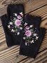 Gestrickt Böhmisch Geblümt Herbst und Winter ins Bestickt Damen Warm Handschuhe Biene Blume Erwachsene Gestrickt Handschuhe Bestickt Wolle Handschuhe