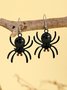 Halloween Ohrringe Grusel Lustig Schädel Spinne Kürbis Geist Schwarze Katze Ohrringe echt Golden Galvanisiert Schmuck Ohrringe