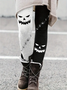 Damen Halloween (Kürbis) Lässig Alle Jahreszeiten Print Lang Leggings