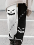 Damen Halloween (Kürbis) Lässig Alle Jahreszeiten Print Lang Leggings