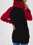 Damen Frühling/Herbst Oberbekleidung Retro Nahtverarbeitung Unifarben Langarm Stehkragen Jacke