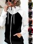 Damen Frühling/Herbst Oberbekleidung Retro Nahtverarbeitung Unifarben Langarm Stehkragen Jacke
