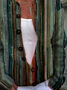 Damen Abstrakt Print Langarm Rundhals Retro Frühling/Herbst Strickjacke Oberbekleidung